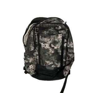 High Sierra Green Camo Padded Computer Backpack